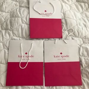 Kate Spade Shopping Bags Set of 3